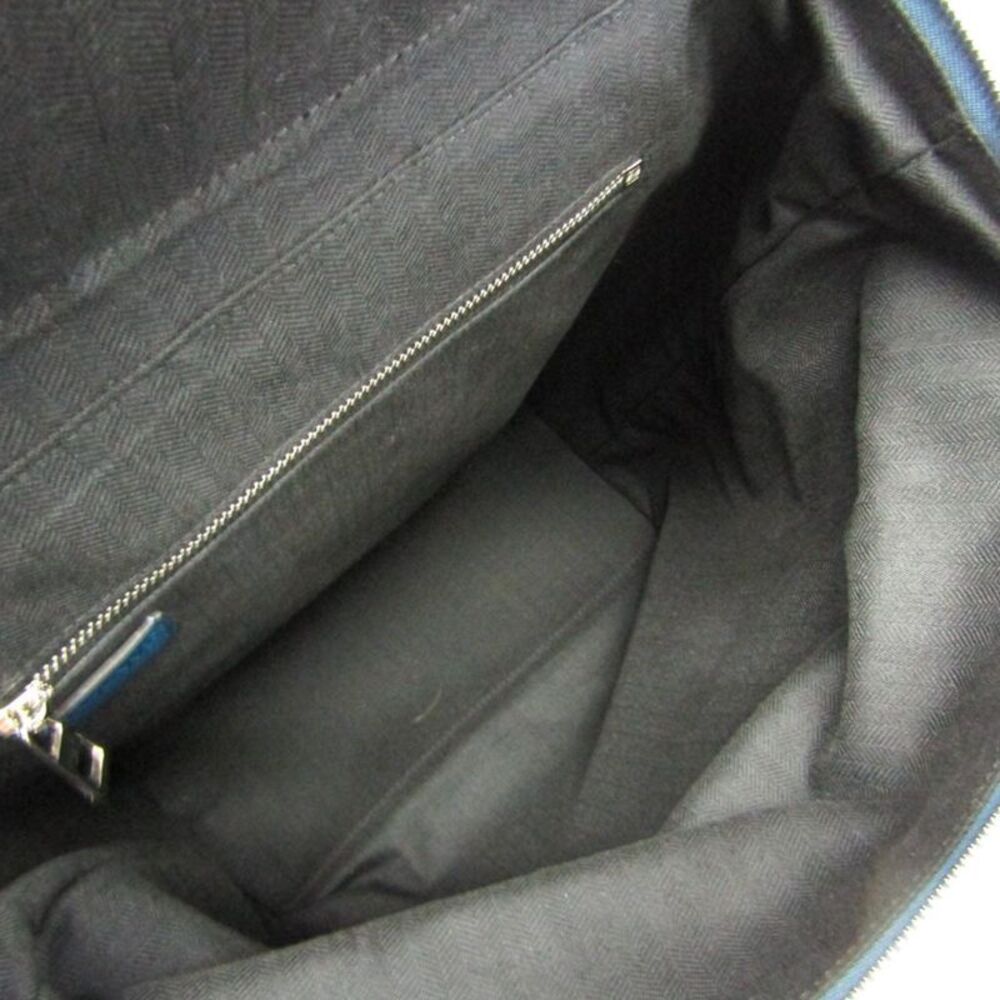Loewe Goya Backpack .. Leather Backpack Blue - Picture 4 of 10